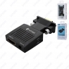 UNICO - AD1491 VGA TO HDMI adapter, BLACK