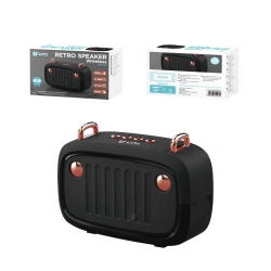 UNICO - New BS1507 Retro Bluetooth Speaker Black