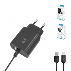 UNICO - HC1551 Travel charger 2USB 2.4A current, b
