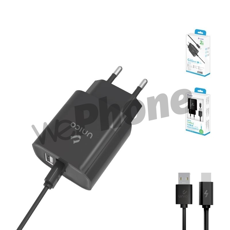 UNICO - HC1554 Travel charger 2USB 2.4A current, b