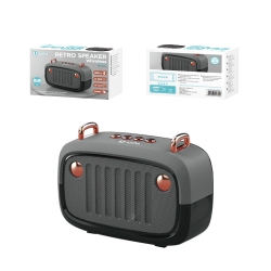 UNICO - New BS1507 Retro Bluetooth Speaker grey