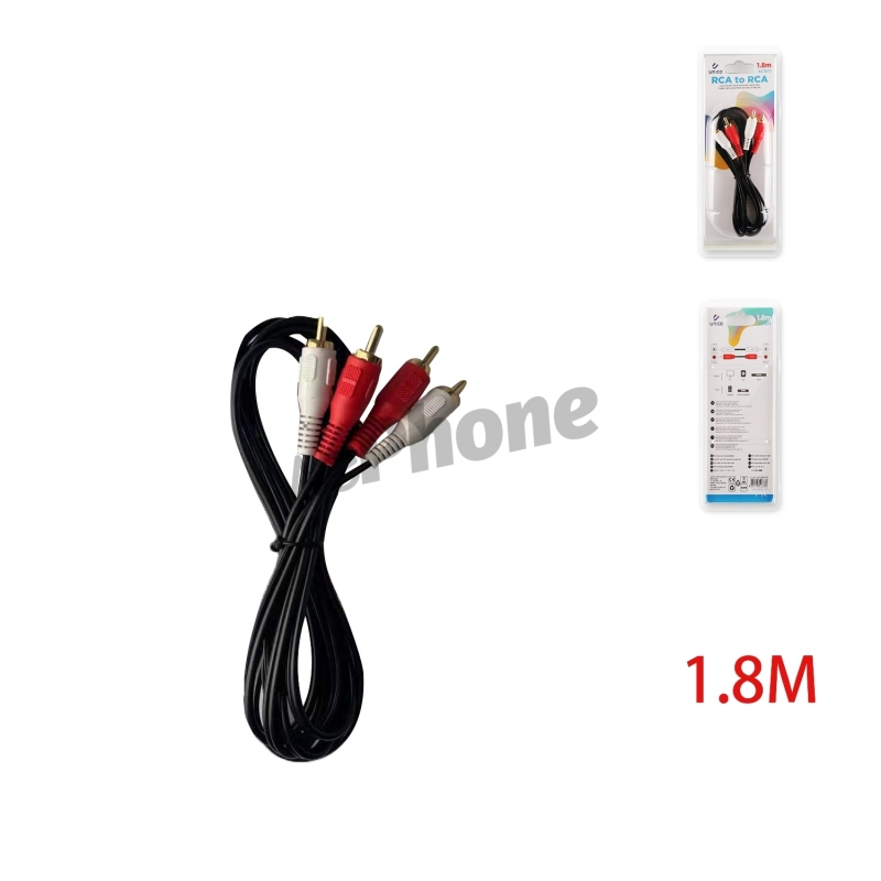 UNICO - AC1873 RCA audio cable RCA/L-red, RCA/R-wh