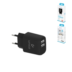 UNICO - HC1742 Travel charger, 2USB, 2.4A current,