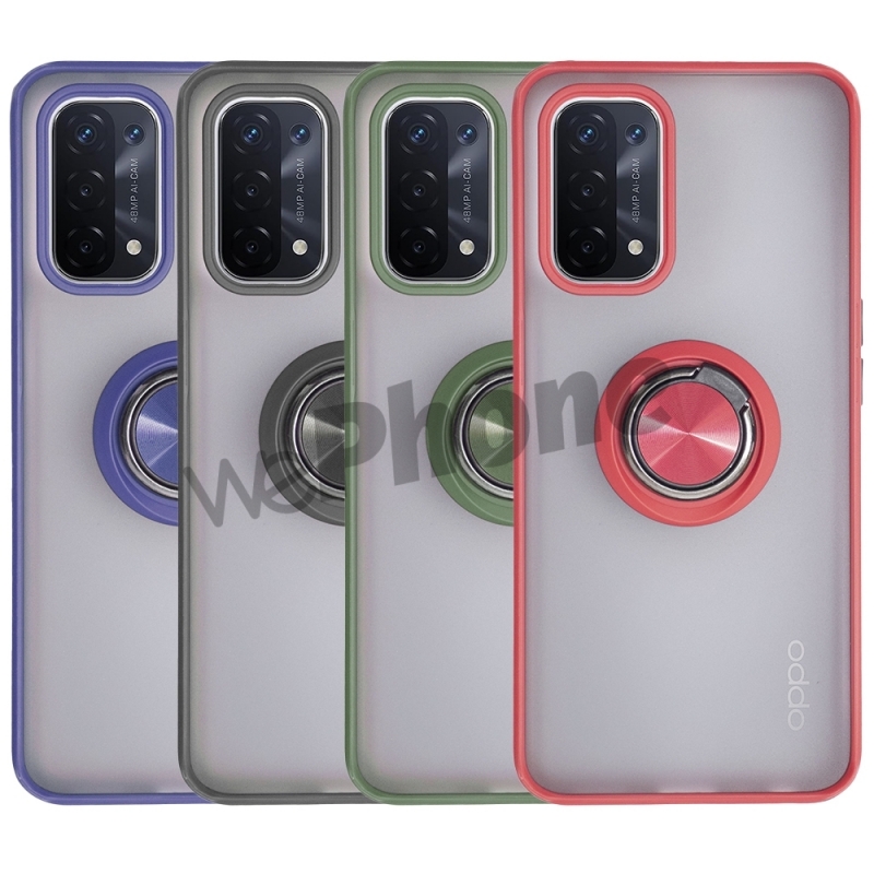 OPPO A54 - A74 5G CARCASA MATE DE ANILLO OPPO A54 - A74 5G CARCASA MATE DE ANILLO