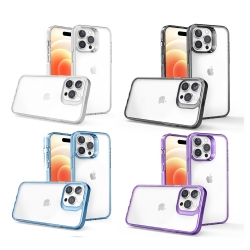 Funda Gstyle para iphone transparente de 4 colores
