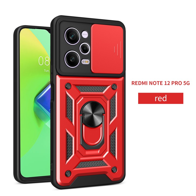 Redmi Note12 5G FUNDA ARMADURA CON TAPA DESLIZANTE