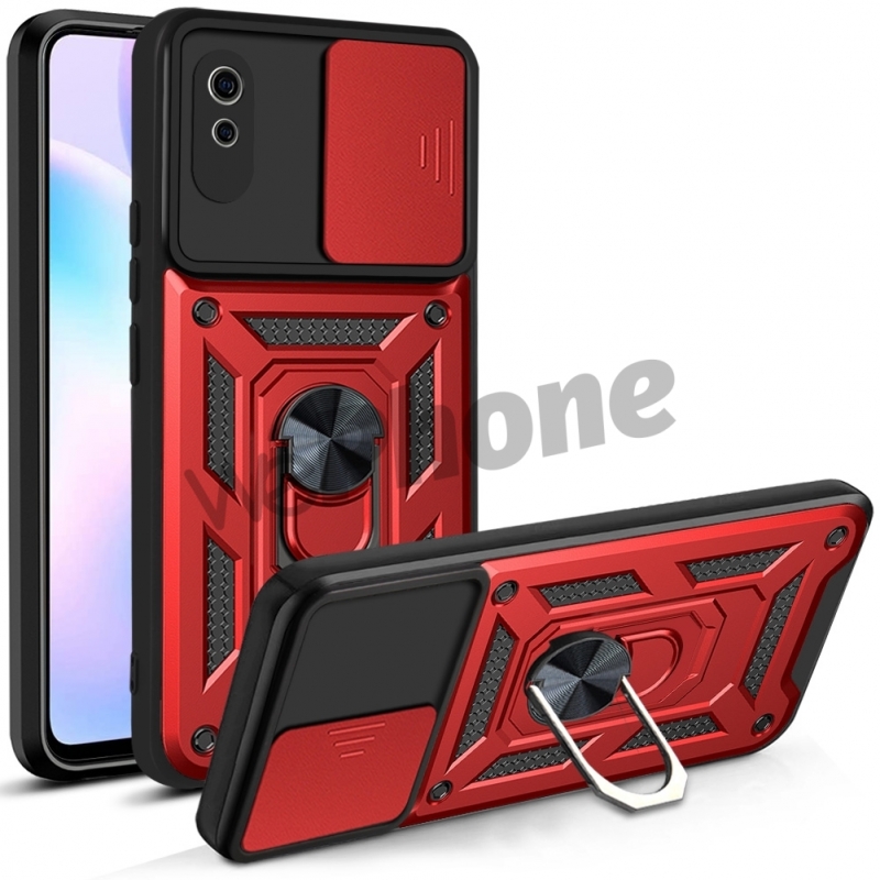 REDMI 9A FUNDA ARMADURA CON TAPA DESLIZANTE