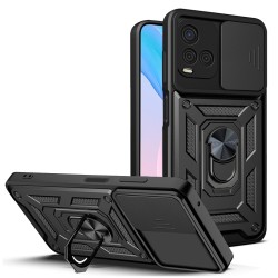 Vivo Y21S FUNDA ARMADURA CON TAPA DESLIZANTE
