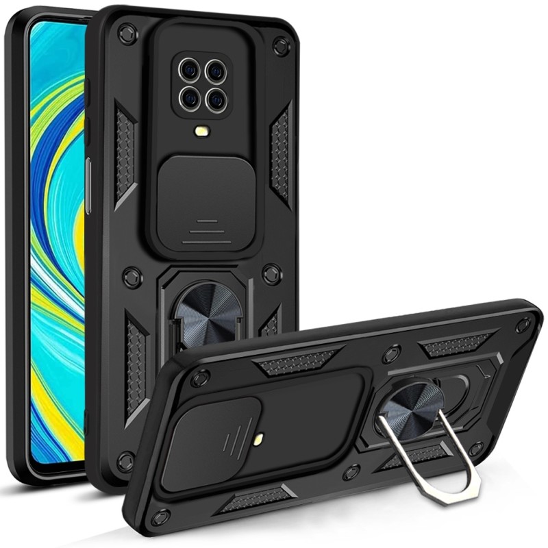REDMI NOTE 9S FUNDA ARMADURA CON TAPA DESLIZANTE