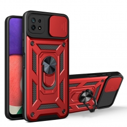 SAMSUNG A22 4G FUNDA ARMADURA CON TAPA DESLIZANTE