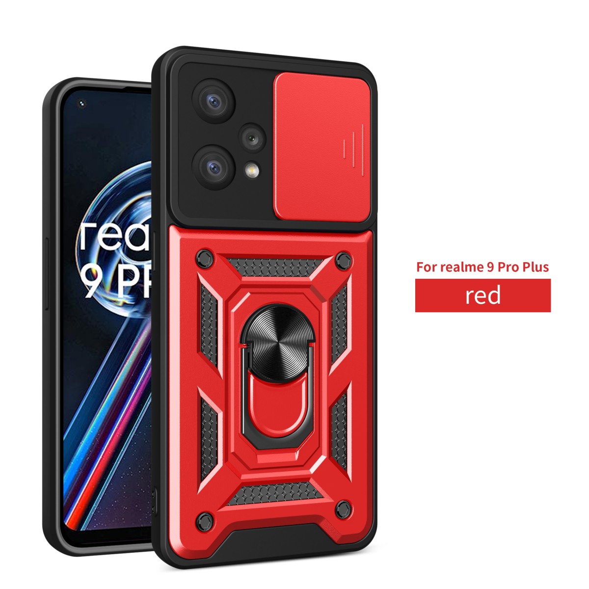 REALME 9 PRO 5G FUNDA ARMADURA CON TAPA DESLIZANTE REALME 9 PRO 5G FUNDA ARMADURA CON TAPA DESLIZANTE