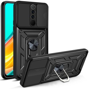 REDMI 9 FUNDA ARMADURA CON TAPA DESLIZANTE