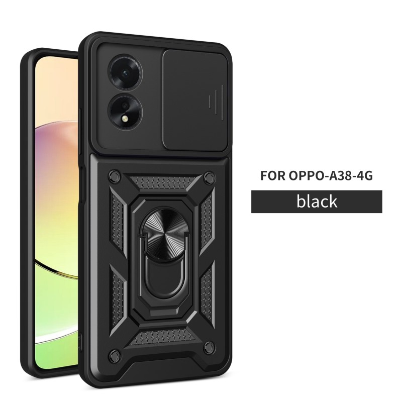 Oppo A38 / A18-4G FUNDA ARMADURA CON TAPA DESLIZANTE