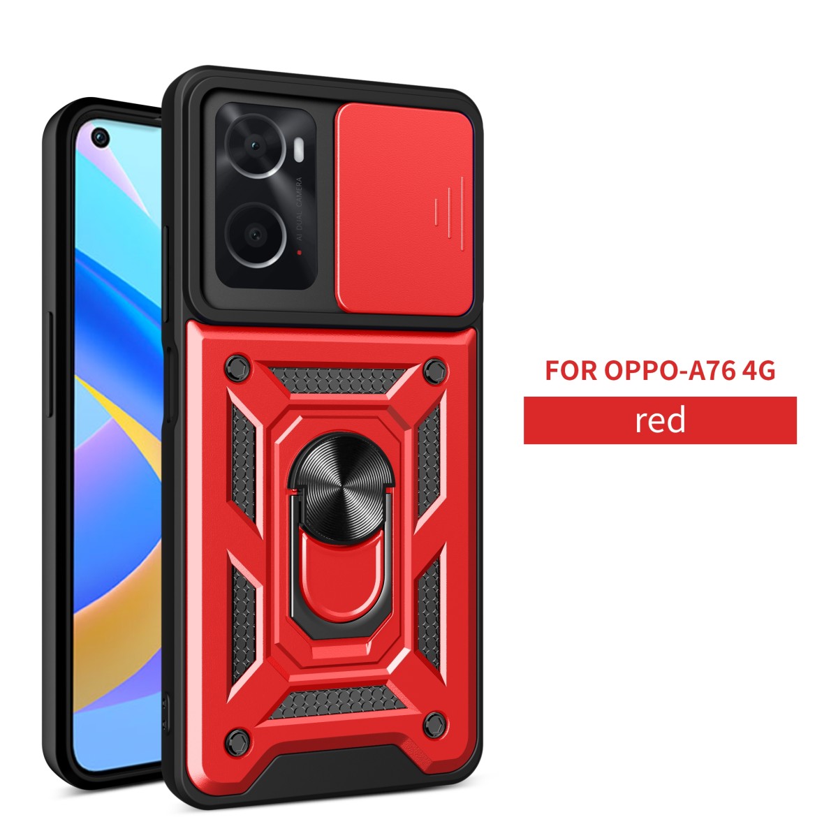 REALME 9i FUNDA ARMADURA CON TAPA DESLIZANTE