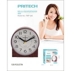Reloj despertador clásico PBP-682 PRITECH