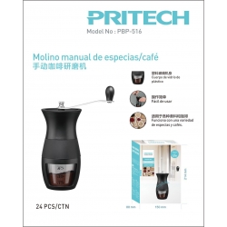 Molinillo Manual de Especias/Café PBP-516 PRITECH