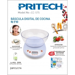 Báscula Digital de Cocina CC-575 PRITECH
