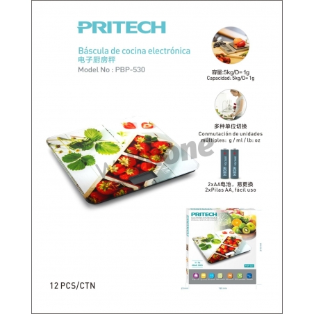 Báscula de Cocina PBP-530 PRITECH