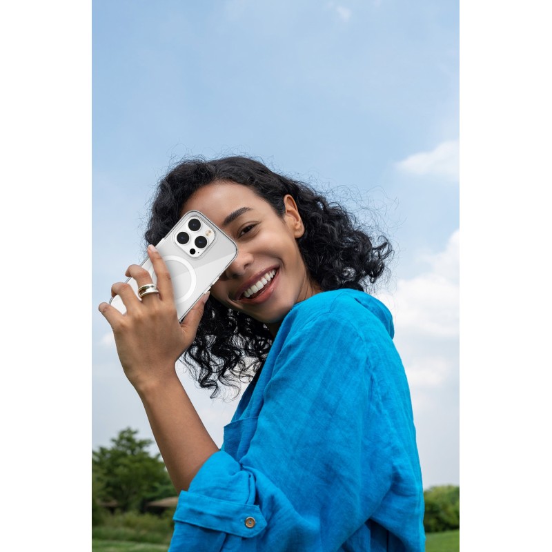 Funda Transparente duro como Apple Magsafe iphone 12 Pro Max-Ref 3113