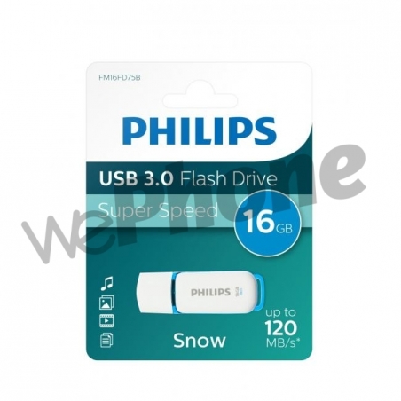 Pen Drive USB 3.0 PHILIPS 16 GB Snow Edition