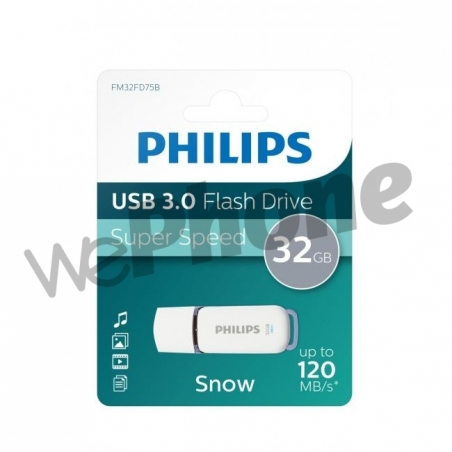 Pen Drive USB 3.0 PHILIPS 32 GB Snow Edition
