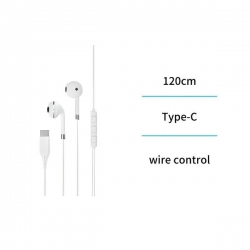 UNICO - New EP1675 Auriculares con cable semi-in-ear con interfaz tipo C Blanco