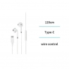 UNICO - New EP1675 Auriculares con cable semi-in-ear con interfaz tipo C Blanco