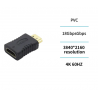 UNICO - New AD0398 HDMI hembra a HDMI macho adaptador