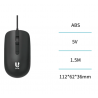 UNICO - MS1140 Ratón con cable para negocios 4 teclas CE