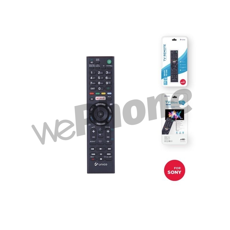 UNICO - RT9598 Control remoto de TV Sony