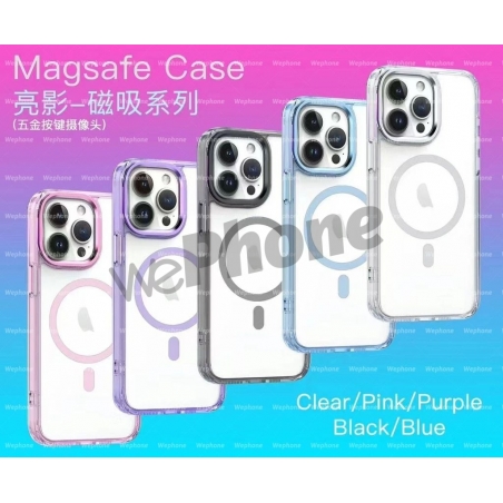 IPHONE 16 Funda Transparente con magsafe 5 colores REF-2741