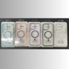 IPHONE 16 PLUS  Funda Transparente con magsafe 5 colores REF-2741