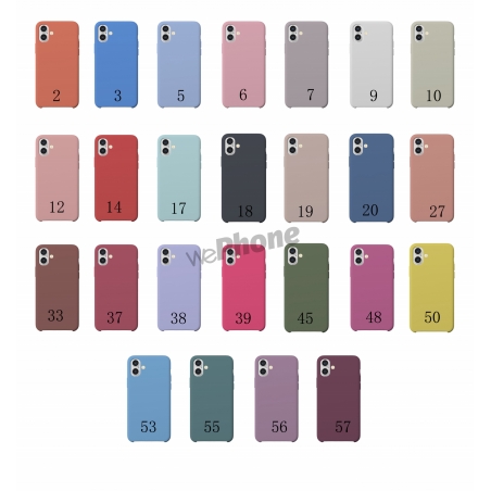 Funda ultrasuave de silicona líquida de alta calidad para iPhone 16 - REF-0877