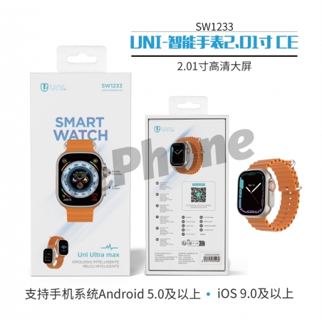 UNICO - New SW1233 Smart Watch  2.01INCH 32Mb ROM ORO