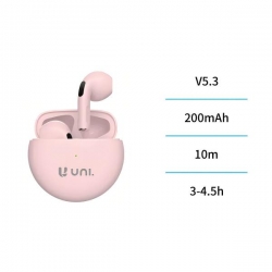 UNICO - New EP1969 Auriculares Bluetooth UNI-TWS mini Macaron rosa