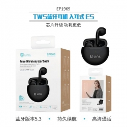 UNICO - New EP1969 Auriculares Bluetooth UNI-TWS mini Macaron negro