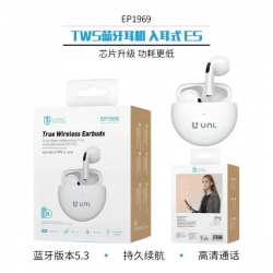 UNICO - New EP1969 Auriculares Bluetooth UNI-TWS mini Macaron blanco