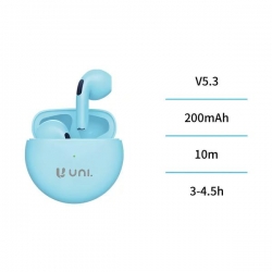 UNICO - New EP1969 Auriculares Bluetooth UNI-TWS mini Macaron azul