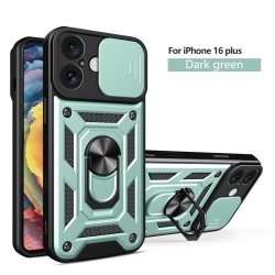 IPHONE 16 PLUS FUNDA ARMADURA CON TAPA DESLIZANTE