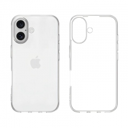 IPHONE 16 PLUS Funda de Gel TPU Transparente 1.5mm ALTA CALIDAD