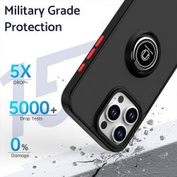 Funda Mate de Anillo iPhone 16 Pro 360°| Wephone Mayorista