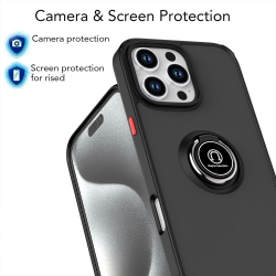Funda Mate de Anillo iPhone 16 Plus 360°| Wephone Mayorista