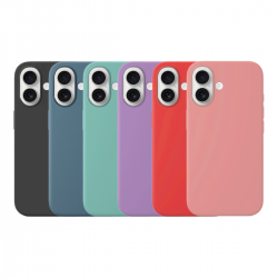 Funda tipo original silicona iPhone 16 PLUS Ref:0000