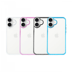 IPHONE 16 PLUS Gstyle transparente 4 colores REF-2024