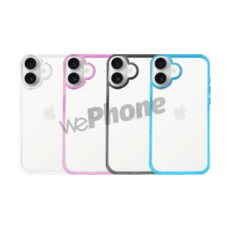 IPHONE 16 PLUS Gstyle transparente 4 colores REF-2024