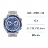 UNICO - New SW1380 Smart Watch Ultimate 1.55INCH AZUL