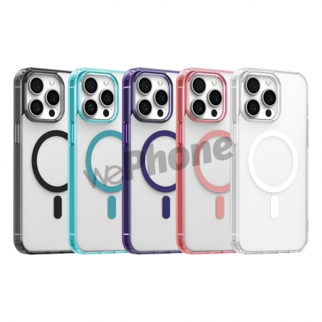 IPHONE 16 Funda Transparente con magsafe 5 colores REF-2741