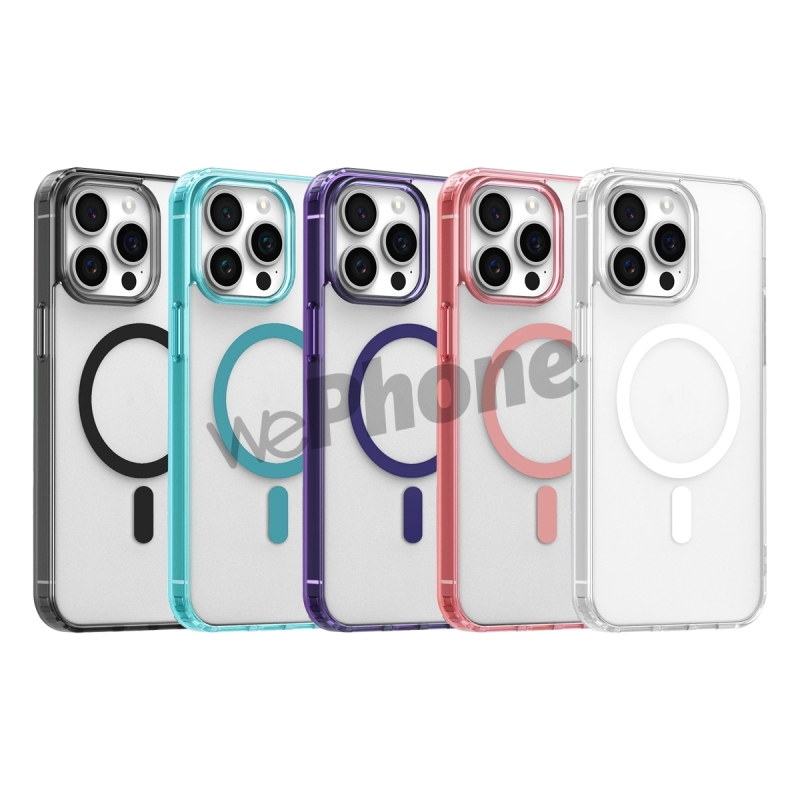 IPHONE 16 Funda Transparente con magsafe 5 colores REF-2741