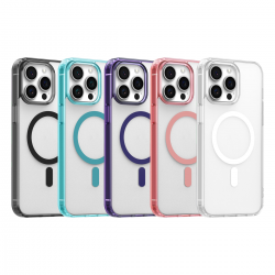 IPHONE 16 Funda Transparente con magsafe 5 colores REF-2741