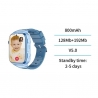 UNICO - SW2148 AZUL Reloj Inteligente PARA Niños 4G（SIM）Localizador y Llamadas y VideoLlamada App Store Modo Escolar